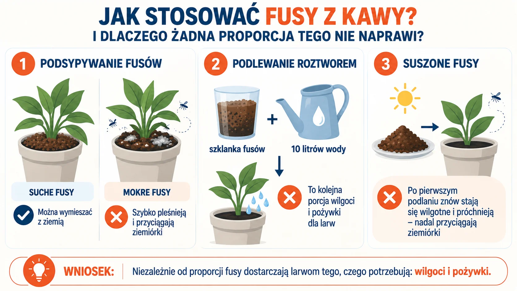 Jak stosować fusy z kawy