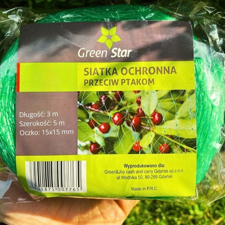 Siatka ochronna 3 x 5 m Green Star