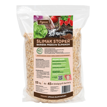 Ślimak Stoper - Naturalna ochrona Twojego ogrodu 15 kg Vegano