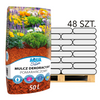Mulcz dekoracyjny Aqua Save – pomarańczowy – 50 l (paleta 48 szt.)