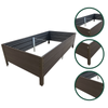 Warzywniak - podwyższona grządka - brąz GPPS - Vegano - 150 x 75 x 30 cm
