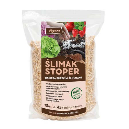 Ślimak Stoper - Naturalna ochrona Twojego ogrodu 15 kg Vegano
