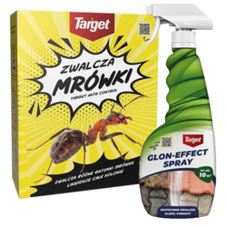 Ants Control – Granulat Na Mrówki – 1 kg Target + Glon-Effect Spray – na glony i porosty – 500 ml Target (ZESTAW)