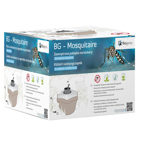 Biogent BG Mosquitarie (pułapka na komary) + BG Booster (zestaw do butli CO2)