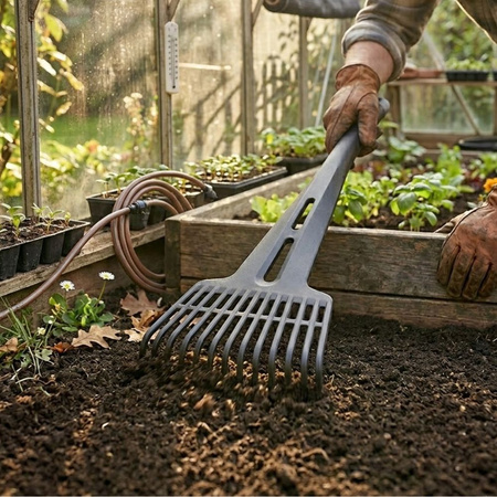 Grabki ogrodowe z tworzywa sztucznego Small Garden Tool – 55 cm Green Star