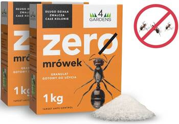 Zero Mrówek – granulat na mrówki – 2 x 1 kg 4Gardens