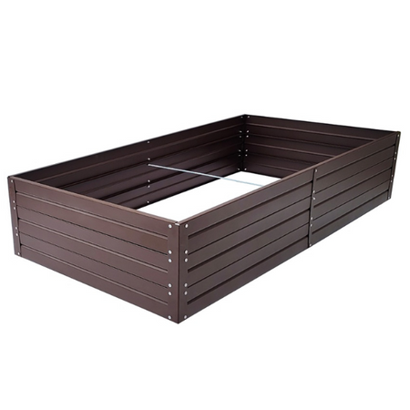 Warzywniak - podwyższona grządka - brąz - Vegano - 150 x 75 x 30 cm