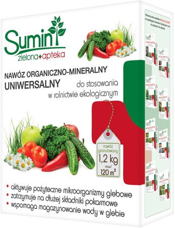 Nawóz Organiczno - Mineralny Granulowany Uniwersalny 1,2 kg