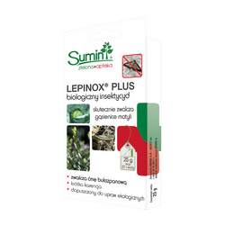 Lepinox Plus Zwalcza Gąsienice Motyli i Ćmę Bukszpanową 25 g