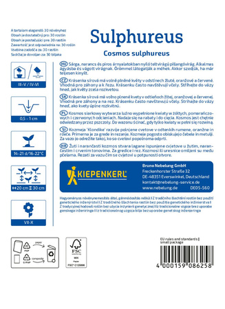 Kosmos Sulphureus Kiepenkerl