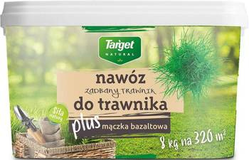 NAWÓZ ZADBANY TRAWNIK Z MĄCZKĄ BAZALTOWĄ 8 kg