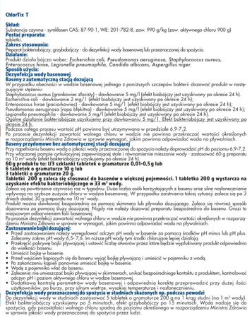 Chlortix T (5x200 g) 1 kg Target