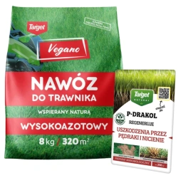 Zestaw Aerograss 50 g + Nawóz wysokoazotowy Vegano do trawnika 8 kg