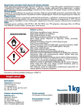 Chlortix Multi Blue - Zwalcza glony i dezynfekuje wodę basenową 1 kg (50x20 g) Target
