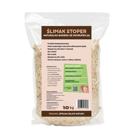 Ślimak Stoper - Naturalna ochrona Twojego ogrodu 10 kg Vegano