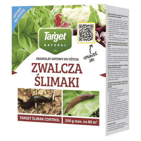 Ślimak Control – granulat zwalczający ślimaki – 200 g Target
