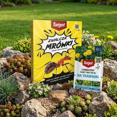Ants Control – Granulat Na Mrówki – 1 kg Target + Chwastox Nowy Trio 390 SL– 100 ml Target (ZESTAW)