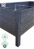 Podwyższona grządka – Woodlook Szary – Klasika Garden
