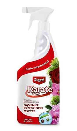 Karate Spray 750ml zwalcza szkodniki roślin domowych i warzywnych