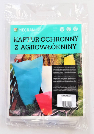 Kaptur ochronny biały 80 cm x 120 cm 2szt.