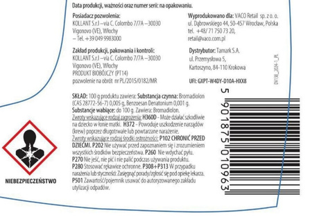 Patenrat Pellet - Granulat Na Myszy i Szczury - 1 kg