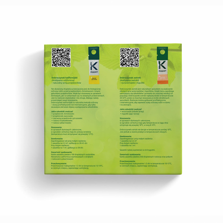 Zestaw Dobroczynek Kalifornisjki 5 szt + Dobroczynek Swirski 5 szt - Vegano