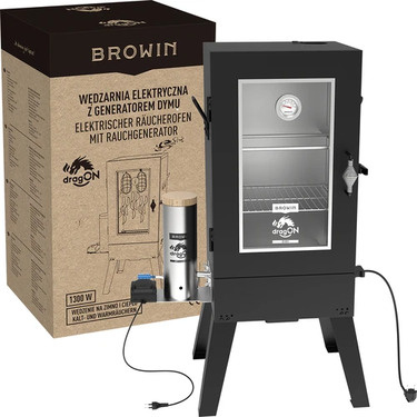 Wędzarnia elektryczna- dragON E101 i dymogenerator Browin