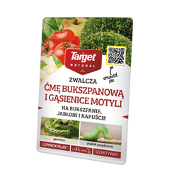 Lepinox Plus zwalcza ćmę bukszpanową i gąsienice motyli 10 g