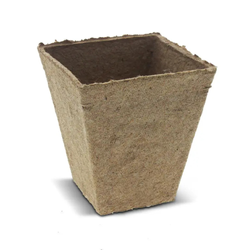 Doniczki z włókna kokosowego kwadratowe – 8 x 8 x 7,5 cm x 12 szt. Green Star
