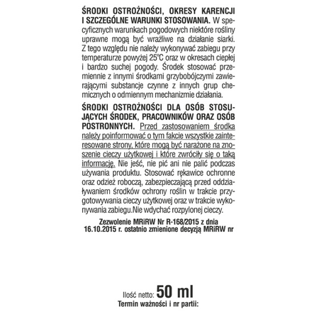 Siarkol 800 SC 50 ml