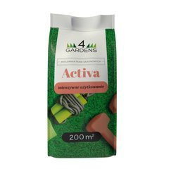 Mieszanka Traw Gazonowych Do Intensywnego Użytku – Activa – 5 kg 4Gardens