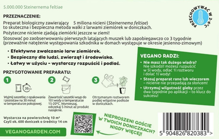 Ziemiórka Stoper Vegano 5 mln nicieni