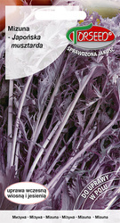 Mizuna – japońska musztarda czerwona – 2 g Torseed
