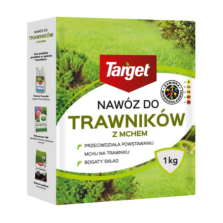 Nawóz do trawników z mchem z mikroelementami 1 kg