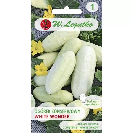 Ogórek Gruntowy White Wonder 2g - Legutko 