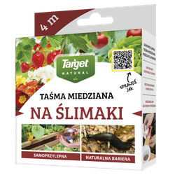 Taśma miedziana odstraszająca ślimaki – 4 m Target