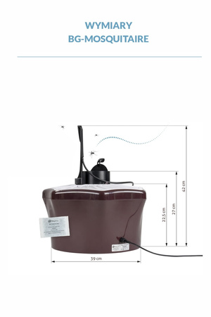 Biogent BG Mosquitarie (pułapka na komary) + BG Booster (zestaw do butli CO2)