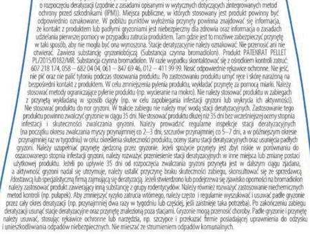 Patenrat Pellet - Granulat Na Myszy i Szczury - 1 kg