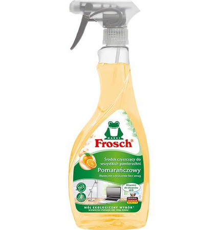 Płyn do czyszczenia wszystkich powierzchni spray – pomarańczowy – 500 ml Frosch