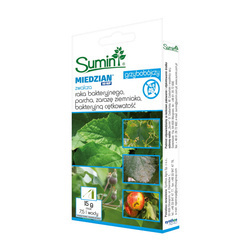 Miedzian 50 WP  - na choroby warzyw i drzew owocowych 15 g