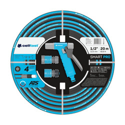 Zestaw Smart – wąż 1/2 " 20 mb + zraszacz Hydron + złączki – Cellfast