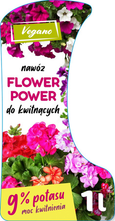 Flower Power płynny nawóz do roślin kwitnących z dużą zawartością potasu Vegano 1000 ml