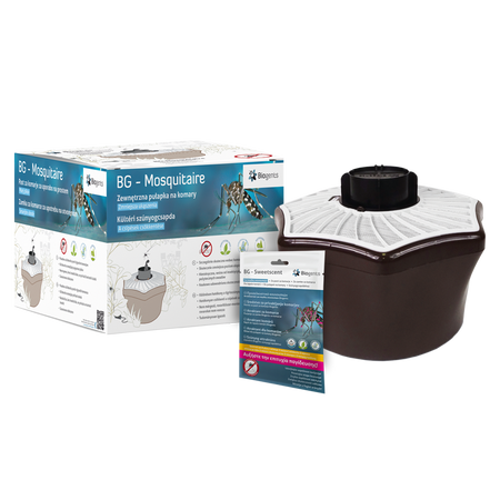 Biogent BG Mosquitarie (pułapka na komary) + BG Booster (zestaw do butli CO2)
