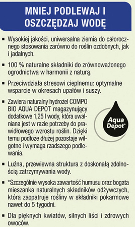 Bio Aqua Depot Ziemia uniwersalna 20 l Compo