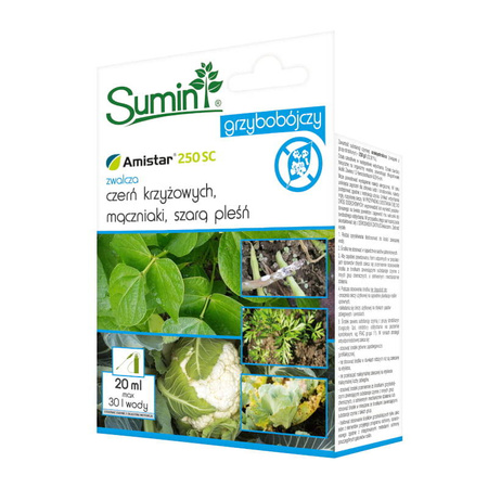 Amistar 250 SC Zwalcza Mączniaki, Szarą Pleśń i Czerń Krzyżowych 5 ml
