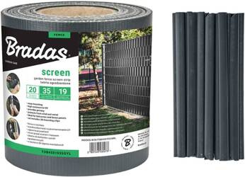 Taśma Ogrodzeniowa – Szara  19cm x 35m Bradas