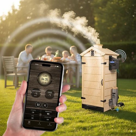 Modułowa wędzarnia dragON PLYWOOD IQ bezramowa Browin