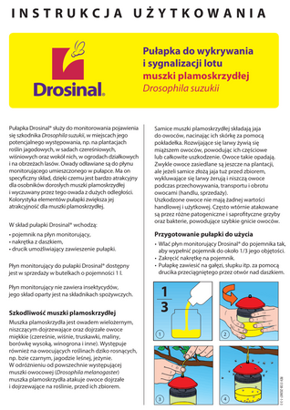 Drosinal - płyn monitorujący do pułapki - 1l