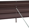 Warzywniak - podwyższona grządka - brąz - Vegano - 150 x 75 x 30 cm