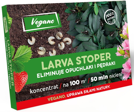 Larva Stoper 50 MLN – nicienie na opuchlaki i pędraki – Vegano